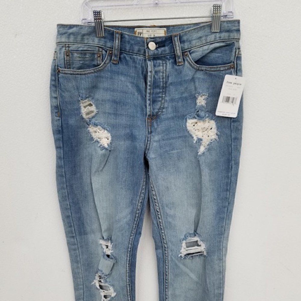 Free People Lacey Stiltdistresseddenimjeans